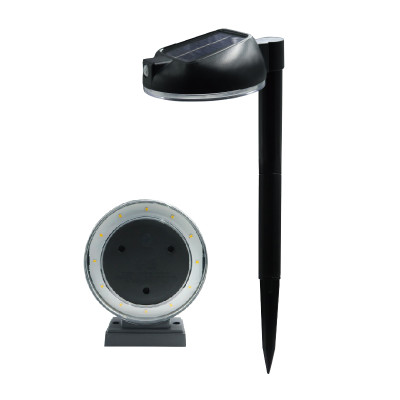 LAMPARA SOLAR LED CON SENSOR PIR 2W 6500K LUZ...