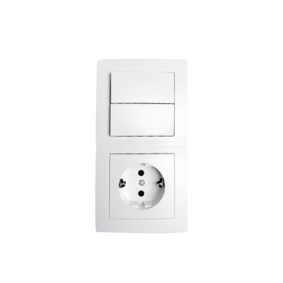 INTERRUPTOR 2UNIDAD DE 2VIAS + ENCHUFE...