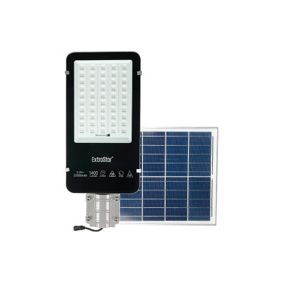 LAMPARA DE CALLE SOLAR SON SENSOR RADAR 11.5W LUZ FRIA...