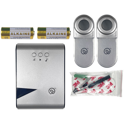 TIMBRE LED INALAMBRICO 12V 2PCS [6WDHT809DC]