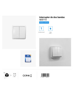 INTERRUPTOR UNIDIRECCIONAL DE 2BANDA CJ120 [6MT5104]
