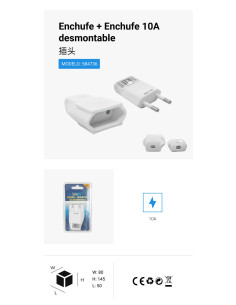 ENCHUFE+BASE DE ENCHUFE J.G 10A CJ144 [6584736]