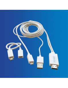 CABLE MHL- (M.USB  USB HDMI) 2 MTS CJ72 [6ST6002]