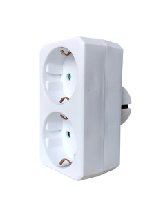 ADAPTADOR,2X16A,CON OBTURADOR,MAX 3680W 6SQGB0102