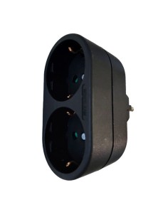 ADAPTADOR NEGRO 2X16A 250V MAX.3680W 6KFZB0102XB