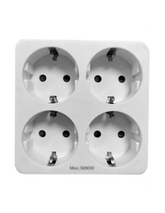 ADAPTADOR CUADRUPLE 4X16A 250V MAX. 3680W 6SQRB0104A