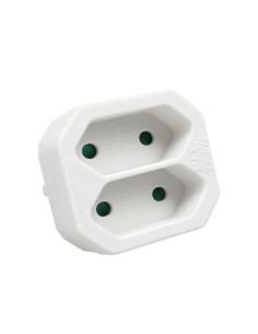 ADAPTADOR 2X10A CON OBTURADOR MAX.2300W 6KFCZB01/2