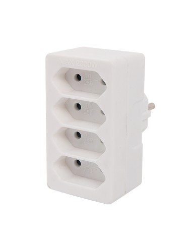 ADAPTADOR 4X10A CON OBTURADOR 2300W 6KFCZB014