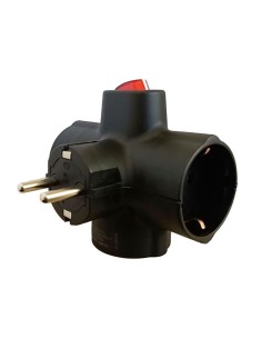 ADAPTADOR CON INTERRUPTOR CON PROTECTOR SOBRETENSION...