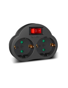 ADAPTADOR de 2X16A CON INTERRUPTOR 250V MAX.3680W...