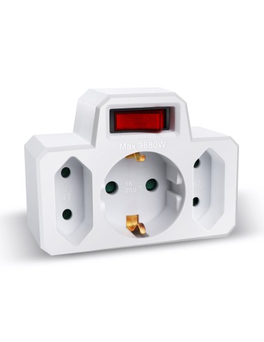 ADAPTADOR CON INTERRUPTOR 16A 3680W [6SQGBK01012]