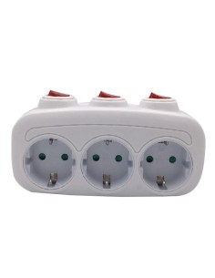 ADAPTADOR ALEMAN CON INTERRUPTOR INDIVIDUAL