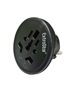 ADAPTADOR MULTIPLE NEGRO 10A 250V MAX. 2300W ENCHUFES...