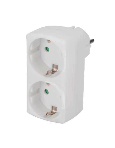 ADAPTADOR 2X16A CON OBTURADOR 6C623002