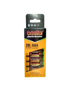 PILAS (EXTRASTAR) R03 PACK 20PIEZAS [JR03P20B]