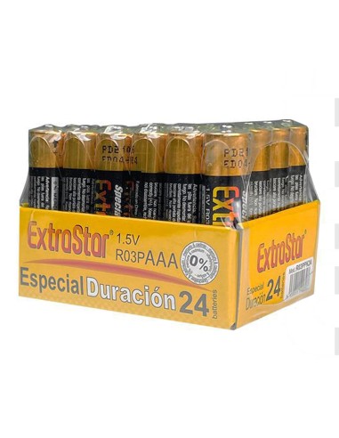 PILAS AAA 1.5V CARTON 6X4PIEZAS CJ30 [JR03PPK24]