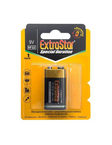 PILA (EXTRASTAR) 6F22 9V BLISTER EXP:24 CJ288...