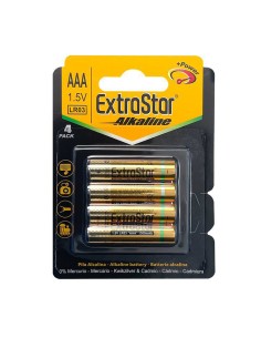 PILAS (EXTRASTAR) ALCA LR03 1.5V BLI 4PZ CJ240 [JLR03-4B]