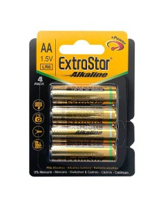 PILAS (EXTRASTAR) ALCA LR6 BLI 4PZ 1.5V CJ240 [JLR6-4B]