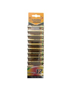 PILAS (EXTRASTAR) ALCA LR6 BLI 12PZ 1.5V CJ48 [JLR612P]