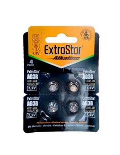 PILAS BOTON(EXTRASTAR) PAK4 EX:12 LR41 392 CJ576 [JAG3B]