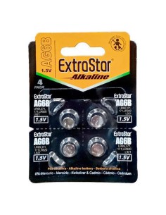 PILAS BOTON(EXTRASTAR) PACK4 EX:12 LR920 371 CJ576 [JAG6B]