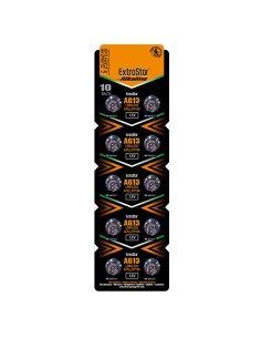 PILAS BOTON(EXTRASTAR) EXP:10 BLI LR44/357 CJ480 [JAG13]