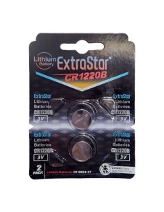 PILAS BOTON(EXTRASTAR) CR1220 3V PK2 EX:12 CJ576 [JCR1220B]
