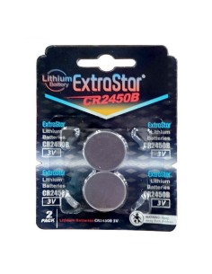 PILAS BOTON(EXTRASTAR) PK2 CR2450 3V EX:12 CJ576 [JCR2450B]