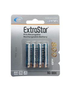 PILAS RECARGABLES (EXTRASTAR)HR03 800MAH CJ192 [JAAA800]
