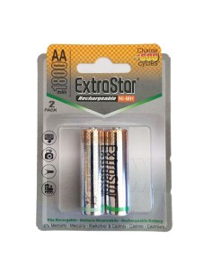PILAS RECARGABLES (EXTRASTAR)HR6 1800MAH CJ192 [JAA1800]