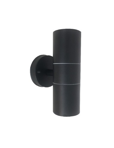 PROYECTOR PARED 2XGU10 MAX.2X35W IP44 NEGRO SIN...