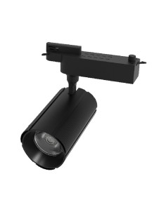 FOCO CARRIL 2 FASES COB 35W 3150LM 6500K NEGRO LENTE 60°