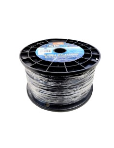 CABLE ELECTRICO PLANO H05VVH2-F 2G1.0MM 100MTS NEGRO
