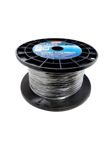 CABLE ELECTRICO PLANO H03VVH2-F 2G0.75MM 100MTS...