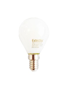 BOMBILLA BOLA LED G45 FILAMENTO CRISTAL 4W E14 470LM...