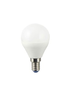 BOMBILLA BOLA LED G45 4.9W E14 3000K LUZ CALIDA[AG455BW]
