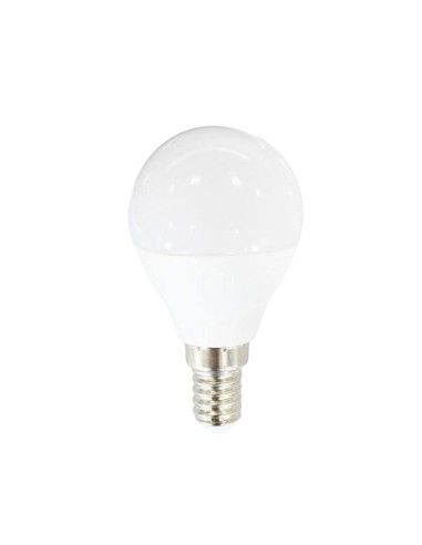 BOMBILLA BOLA LED 6W E14 3000K LUZ CALIDA...