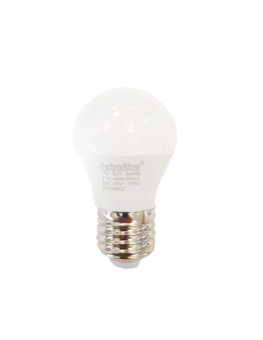 BOMBILLA BOLA LED G45 7W E27 6400K LUZ DIA...