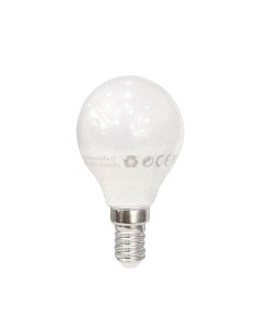 BOMBILLA BOLA LED SET2 6W E14 570L 6500K LUZ FRIA[G45PK6B]