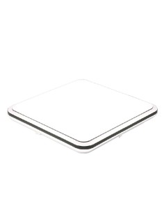 PLAFON DE LED PARA TECHO CUADRADO LISO BORDE NEGRO 18W...