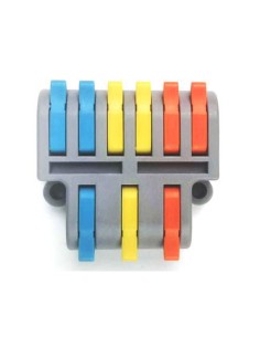 BLOQUE DE TERMINALES 3 ENTRADAS 6 SALIDA  [6DF63]