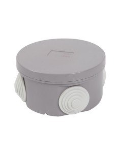CAJA REDONDO DE CONEXIONES IMPERMEABLE 80X40MM CJ9  [6R80]