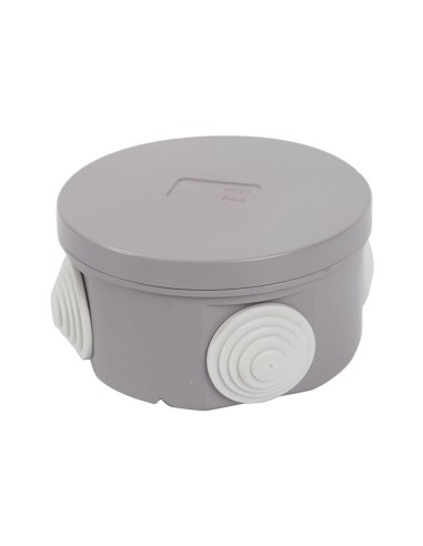 CAJA REDONDO DE CONEXIONES IMPERMEABLE 80X40MM...