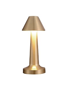 LAMPARA DE ESCRITORIO TRAPEZOIDAL DORADO COLOR REGULABLE...