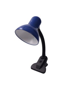 LAMPARA DE ESCRITORIO FLEXO PINZA 360° AZUL SIN BOMB E27...