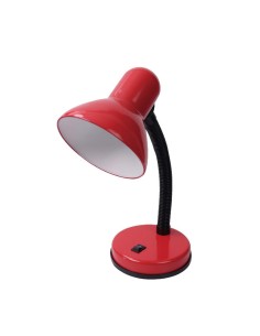 LAMPARA DE ESCRITORIO FLEXO 360° ROJO SIN BOMB E27 CABLE...