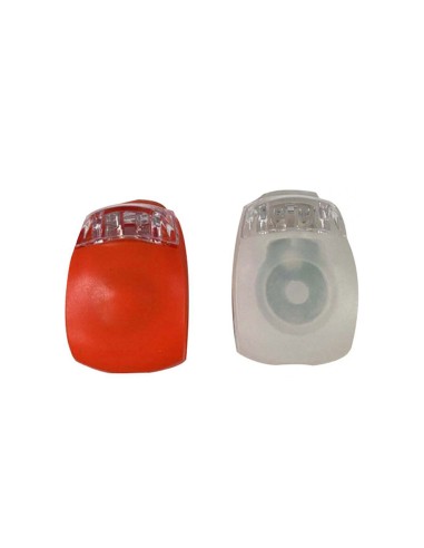 LUZ LED SILICONA 2PCS BLANCO Y ROJO PARA...