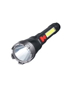 LINTERNA LED+COB NEGRO MAX.180LM RECARGABLE 4MODOS CON...