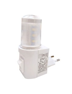 LUZ DE NOCHE CON INTERRUPTOR 1W 48LM 6500K LUZ FRIA...